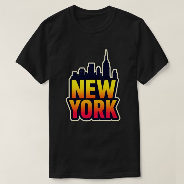Commanding New York T-Shirt (Design Front)