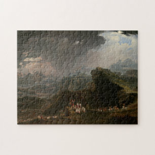Commanding the Sun to Stand Still by John Martin Jigsaw Puzzle
