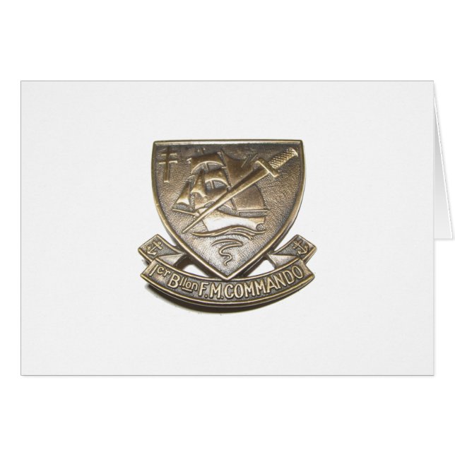 Commando Kieffer - Badge 1 BFMC (Front Horizontal)
