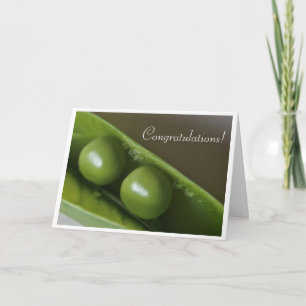 Comme deux pois dans une carte Fiançailles/Mariage