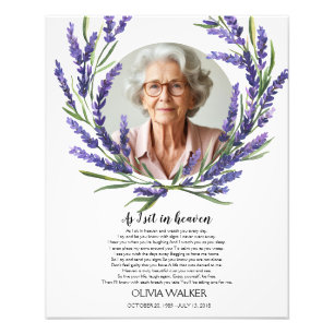 Comme je suis assis au ciel Photo Affiche de bienv