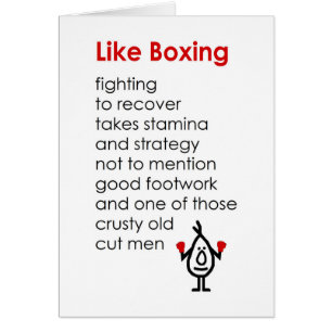 Comme La Boxe - Un Poème Drôle De "Récupération"