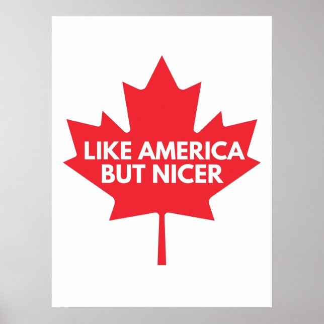 Comme L'Amérique, Mais Plus Sympa Poster (Devant)