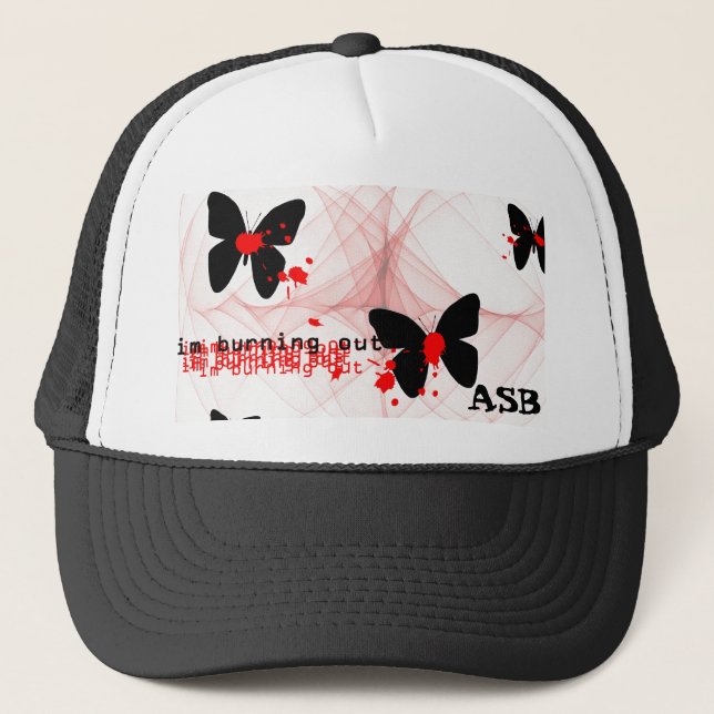 Comme le ressort saigne le casquette de camionneur (Devant)