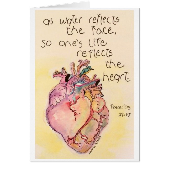 Comme l'eau reflète le visage (Devant)