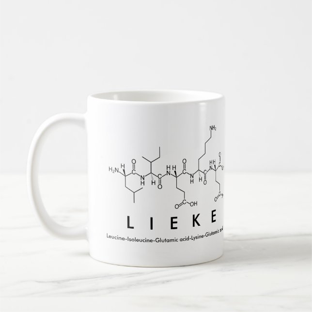 Comme nom de peptide mug (Gauche)