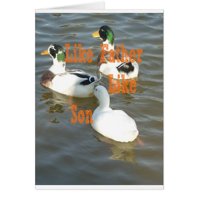 Comme Père Comme Fils. (Devant)