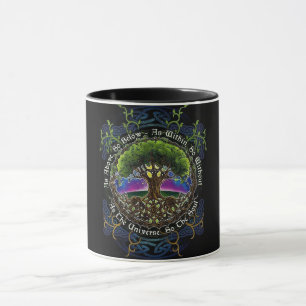 Comme précédemment ainsi au-dessous de la tasse