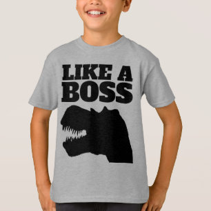COMME UN BOSS T-REX dinosaures enfants T-SHIRTS