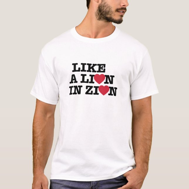 Comme un lion en T-shirt Sion (Devant)
