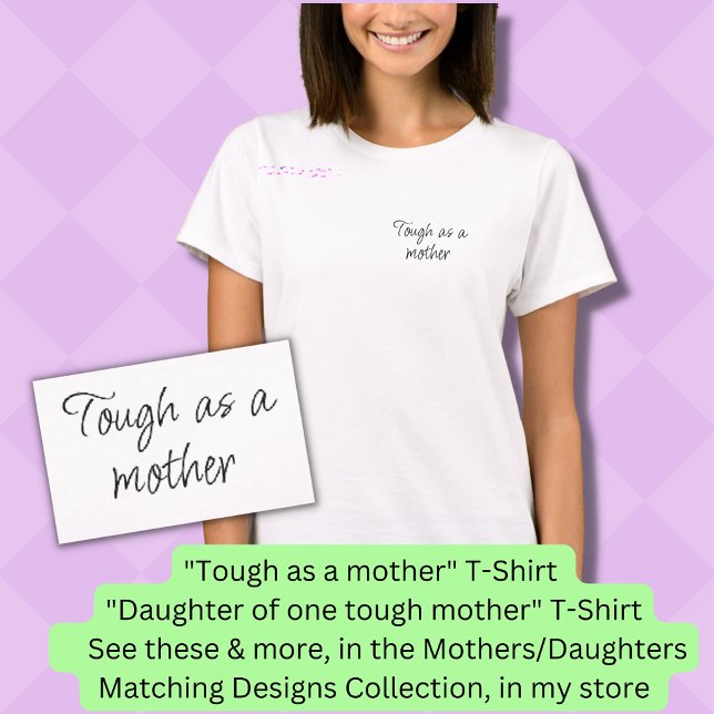 Comme une mère, maman fille jumelle T-shirt (Créateur téléchargé)