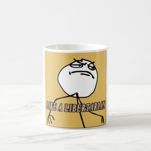 Comme une tasse officielle libertaire (Centre)