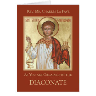 COMME VOUS ÊTES ORDONNÉ AU DIACONATE