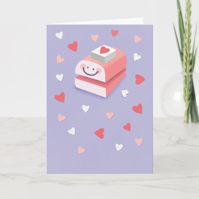 Comme vous un trou Punch Valentine carte (Devant)