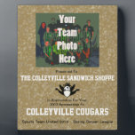 Commemorate Your Sponsors With A - Plaque<br><div class="desc">Classy and commemorative plaque is perfect for saying thanks to sponsors,  volunteers and players by simply changing the text and adding your own photo to hand out at awards ceremonies,  end of season banquets,  team parties and after your season is finished.</div>