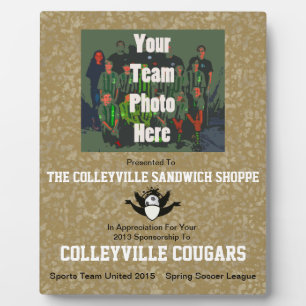Commemorate Your Sponsors With A - Plaque