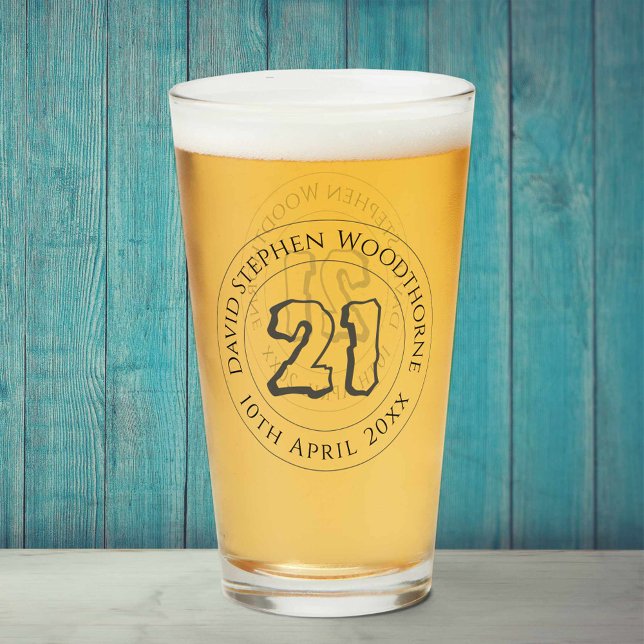Commemorative Birthday Celebration Personalized Glass (Creator Uploaded)