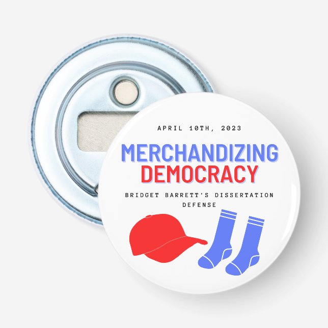 Commemorative bottler opener magnet (Front)