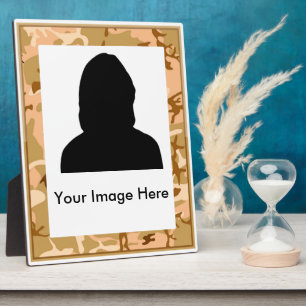 Commemorative Desert Sand Military Plaque