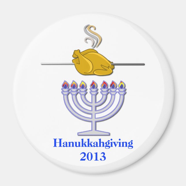 Commemorative Hanukkahgiving Magnet (Front)