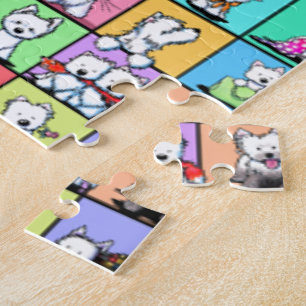 Commemorative KiniArt Westies Jigsaw Puzzle