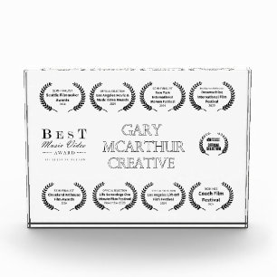 Commemorative Laurels Photo Block