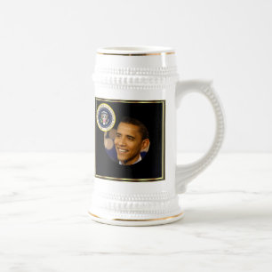 Commemorative President Obama Inauguration Beer Stein