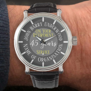 Commemorative Retirement Award Watch