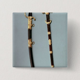 Commemorative sword given by Napoleon Bonaparte 2 Inch Square Button