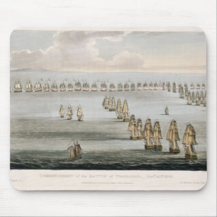Commencement of the Battle of Trafalgar, 21st Octo Mouse Pad