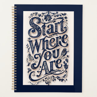 Commencez Là Où Vous Êtes La Typographie Décorativ