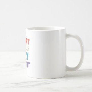 "Commencez votre journée à droite" Mug en céramiqu
