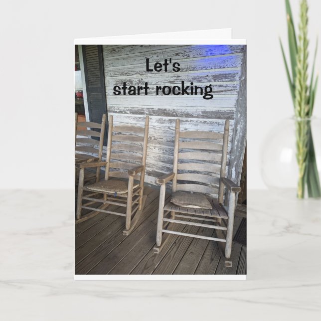 COMMENÇONS "ROCKING" "60e ANNIVERSAIRE" CARTE DE S (Devant)