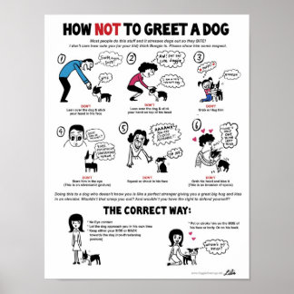 Comment accueillir un poster de chien (11 x 14") -