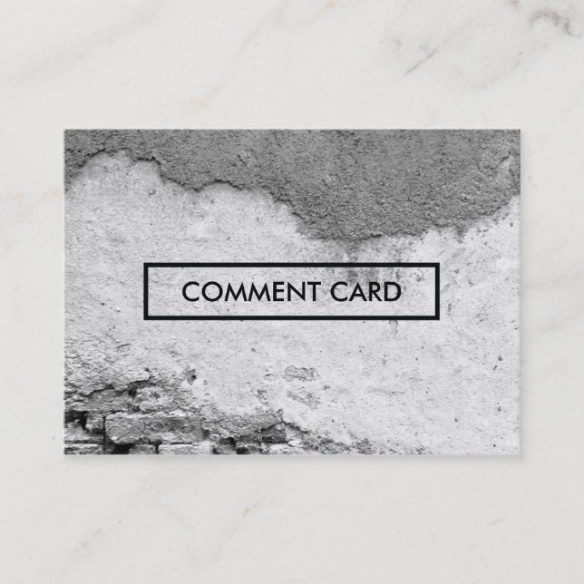 comment card city wall (Front)