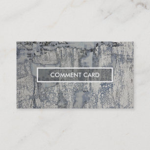 comment card crispy texture