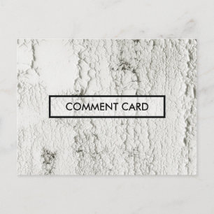 comment card painted chips