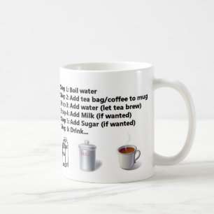 Comment faire la tasse de café ou de thé - cadea
