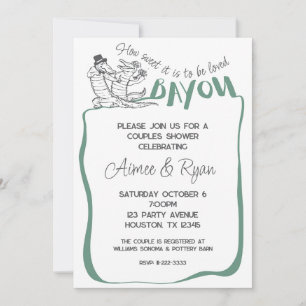 Comment il est doux d'être aimé Bayou Invitation