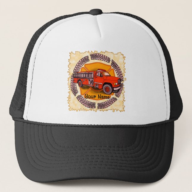 Comment je lance le casquette pompier camion (Devant)