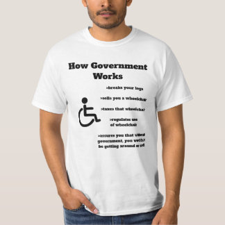 Comment le gouvernement fonctionne T-shirt fauteui