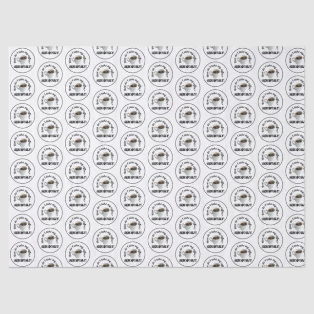 Comment Prends-Je Mon Café ? Papier Mousseline (Recto)