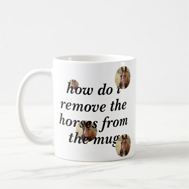 Comment puis-je retirer les chevaux de la mug m'ai (Gauche)