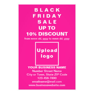 Commerce Black Vendredi Vente sur papier photo ros