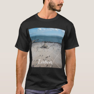 Commerce Square from above in Lisbon, Portugal T-Shirt