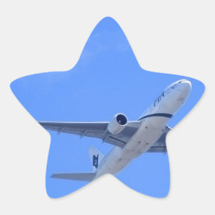 Commercial Airliner Star Sticker