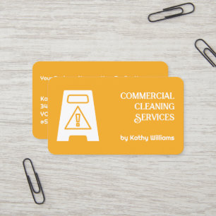 Commercial Cleaning Business Card