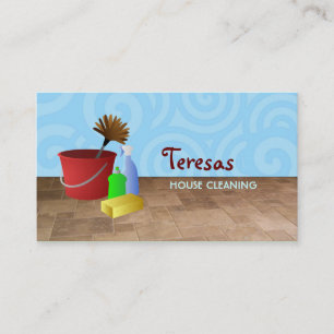 commercial cleaning business cards