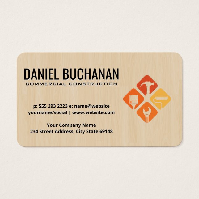 Commercial Construction | Contractor | Hand Tools (Front)