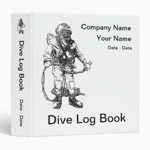 Commercial Dive Log Binder